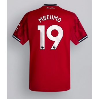 Billige Fotballdrakt Manchester United Bryan Mbeumo #19 Replika Hjemmedrakt 2025-26 Kortermet
